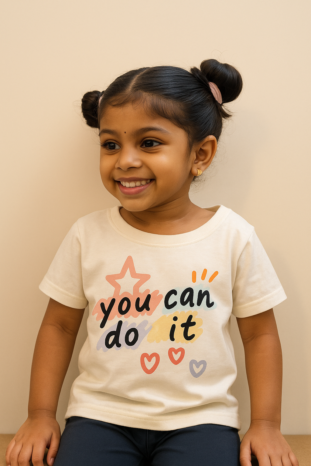 Girl's Crew Neck T-Shirt